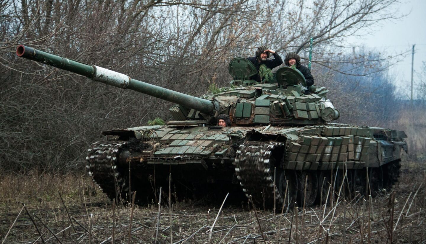 Ukrainian Army T-72M1 Tank