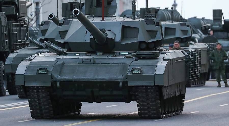 Russian T-14 Pre-Production Tanks