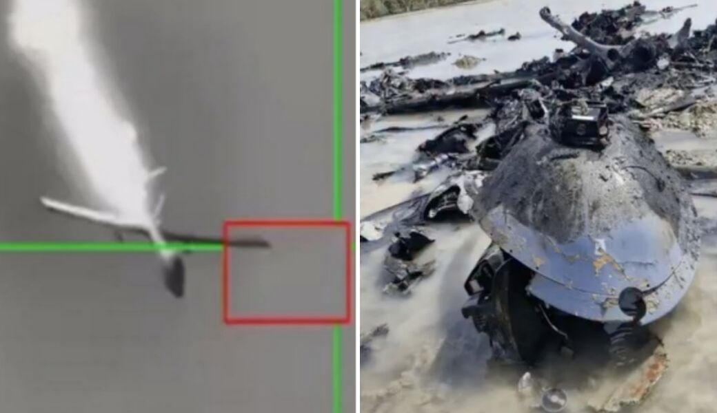 Shootdown and Wreckage of Reaper Drones Separately Destroyed Over Iran