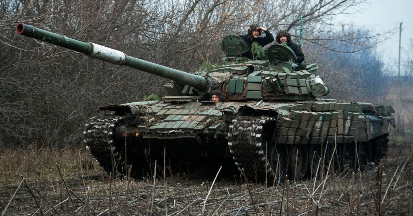 Ukrainian Army T-72 Tank
