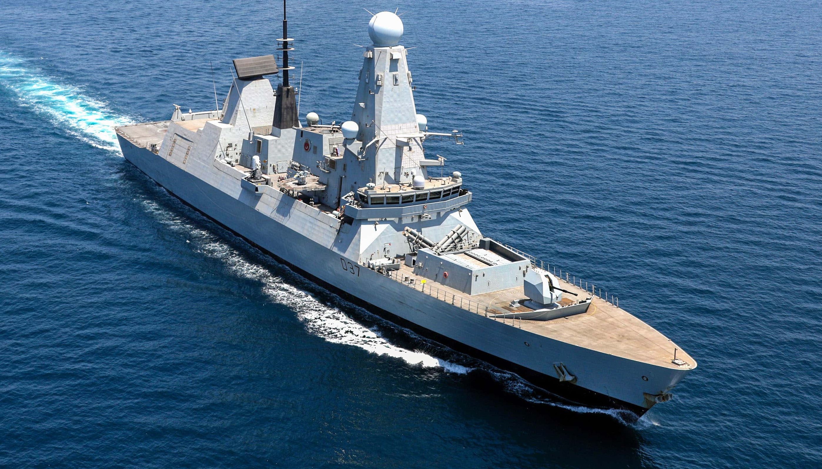 British Royal Navy Upgrades Type 45 Destroyers with Drone Launchers for Fleet Air Defence