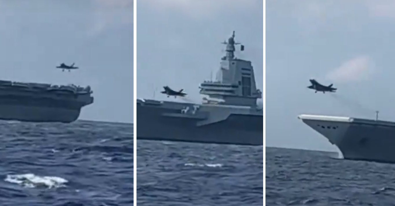 J-35 Fighter Conducts Touch-and-Go Landings on the Supercarrier Fujian in June 2026