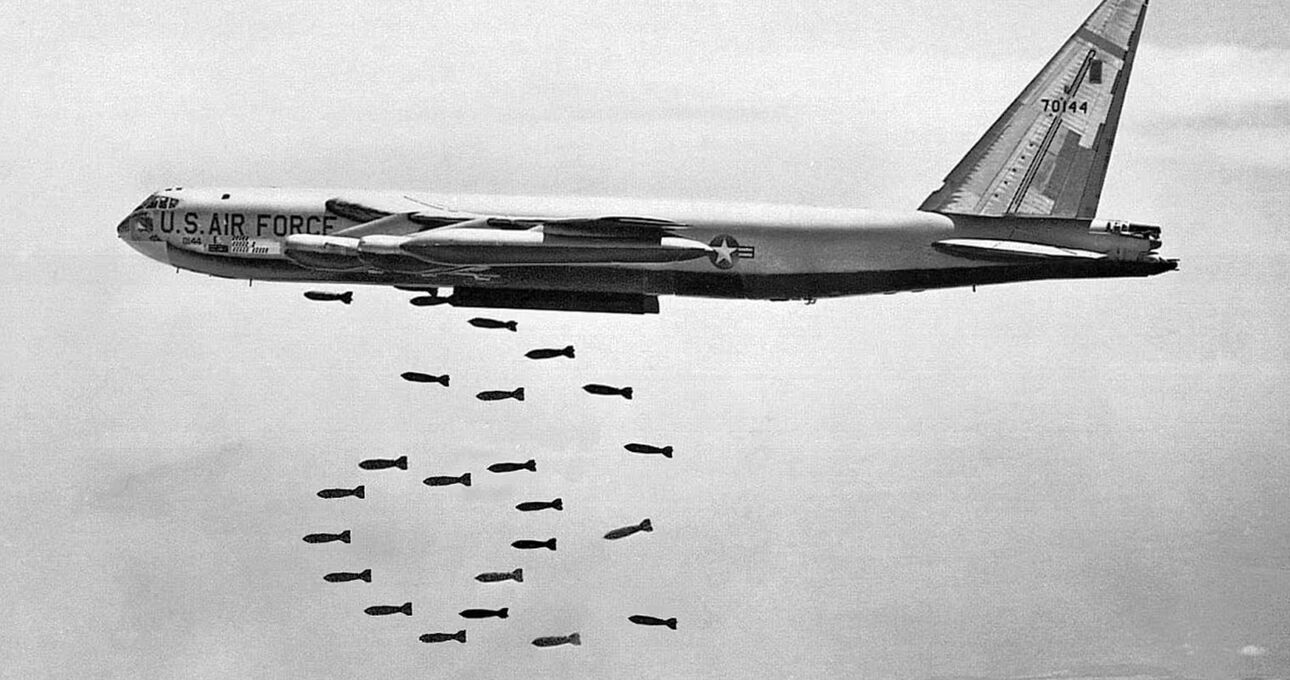 U.S. Air Force B-52 During Bombing of Indochina