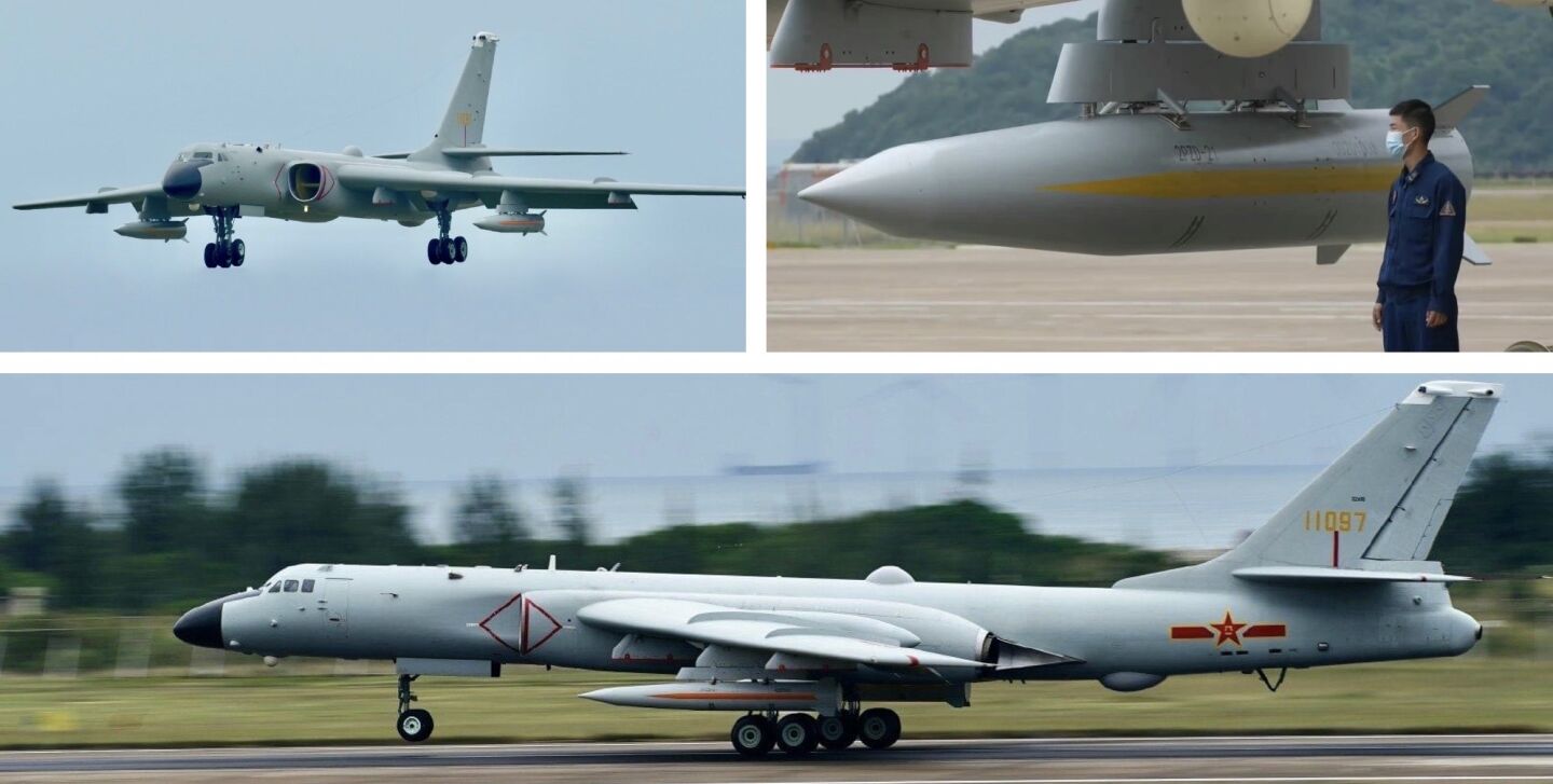 H-6N with YJ-21 Ballistic Missiles