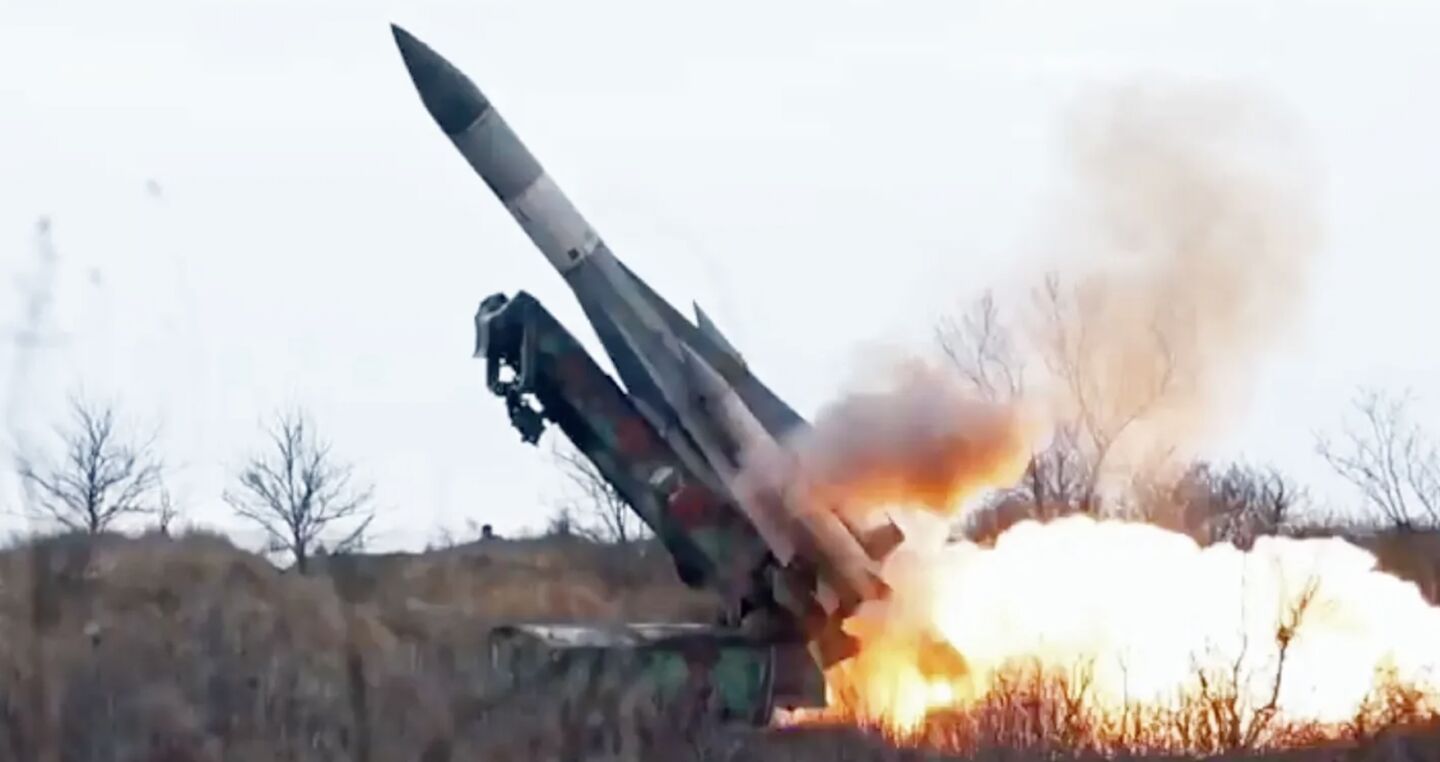 Launch from S-200 Air Defence System - The Backbone of the Syrian Network Before Until 2024