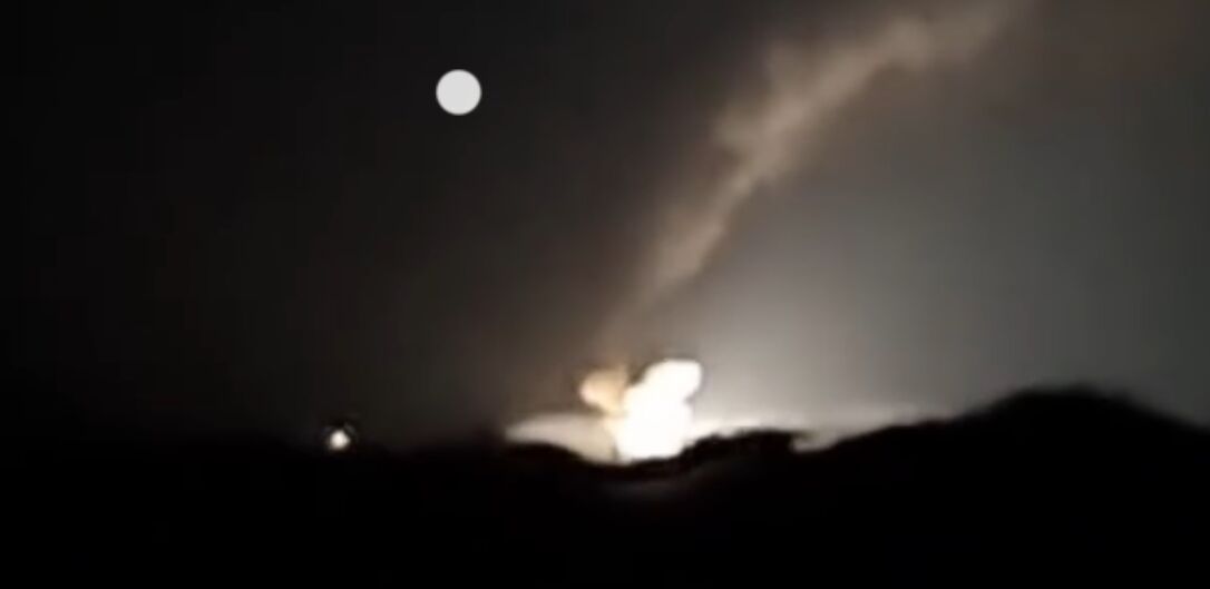 Footage of Explosion Following Engagement Near Sirik