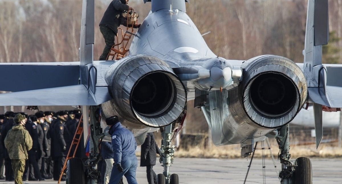 AL-41F-1S Engines Powering Su-30SM2 Fighter
