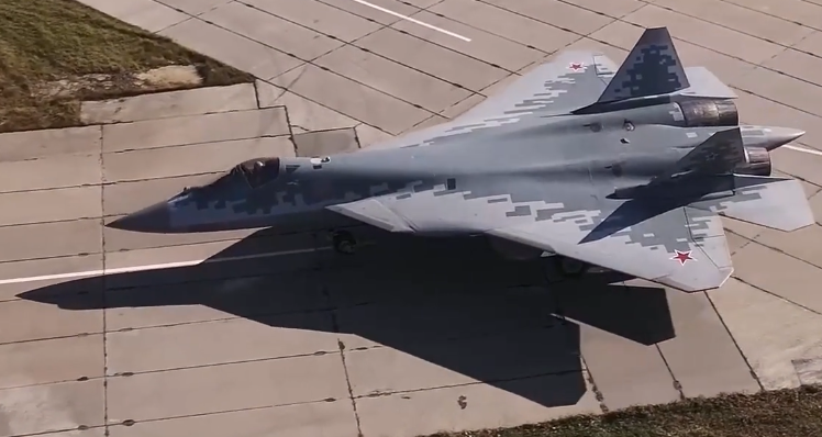 Russian Aerospace Forces Su-57 at Centre-2026 Exercises in October 2026