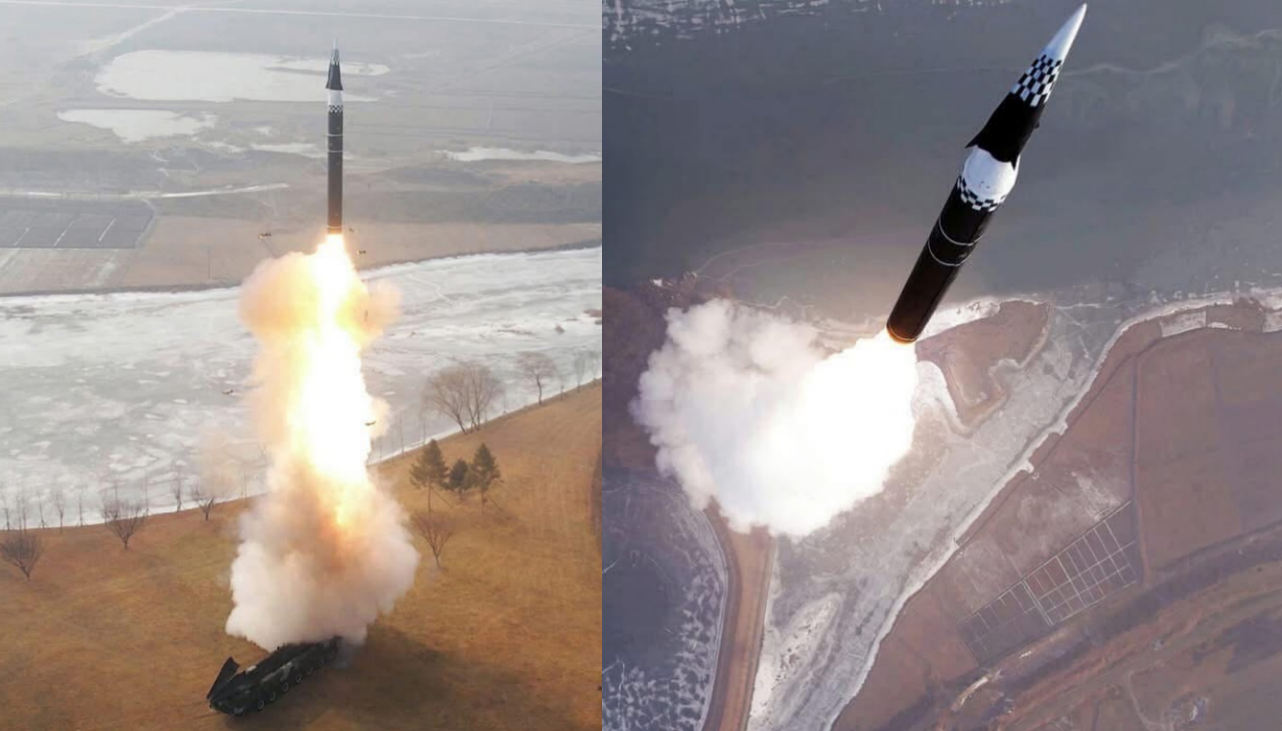 Launch of North Korean Hwasong-16B Hypersonic Missile