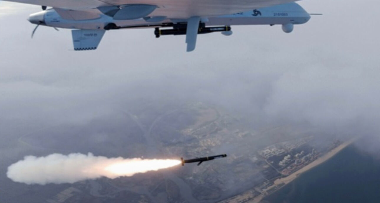 Saetbyol-9 Drone Launches Cruise Missile