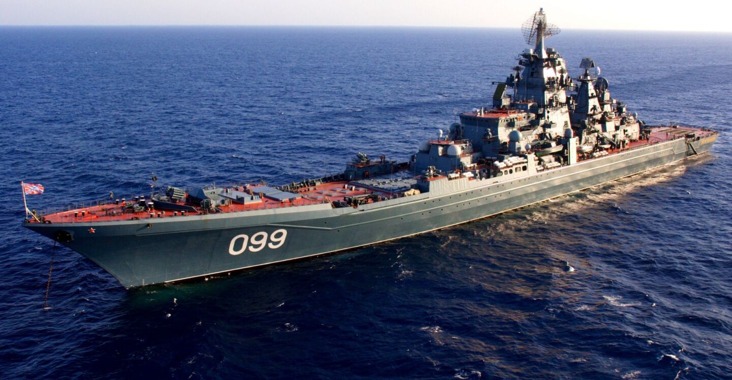 Russian Navy Kirov Class Cruiser Pyotr Velikiy